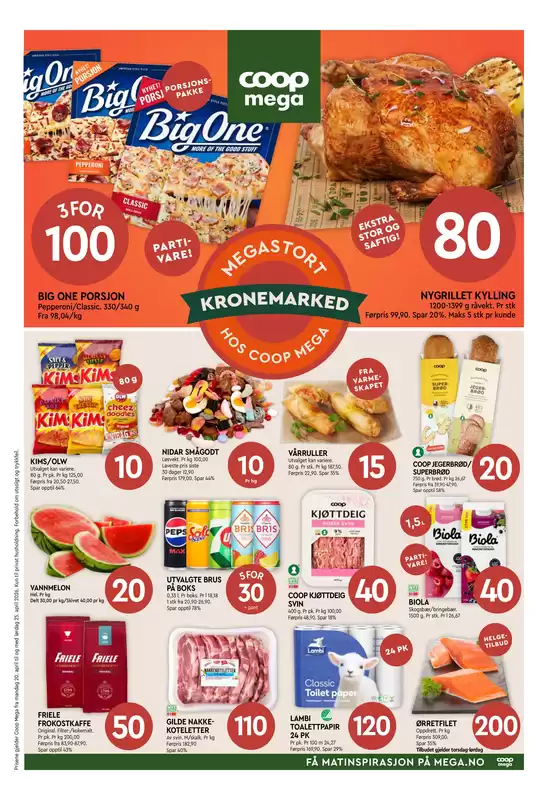 Coop Mega-katalog | Spesialtilbud for deg | 2026-04-20T00:00:00.000Z - 2026-04-26T00:00:00.000Z