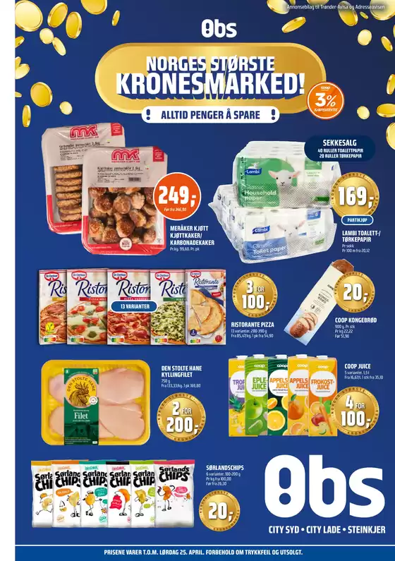 Obs-katalog | Aktuelle tilbud og kampanjer | 2026-04-19T00:00:00.000Z - 2026-04-25T00:00:00.000Z