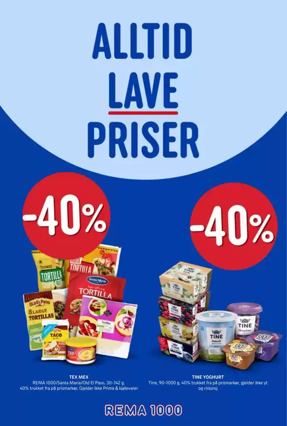 Rema 1000-katalog | Eksklusive tilbud for våre kunder | 2026-04-21T00:00:00.000Z - 2026-05-05T00:00:00.000Z