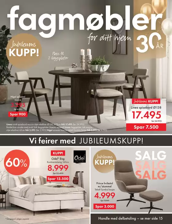 Fagmøbler-katalog | Dm 2026 april med hagemagasin | 2026-04-23T00:00:00.000Z - 2026-05-07T00:00:00.000Z