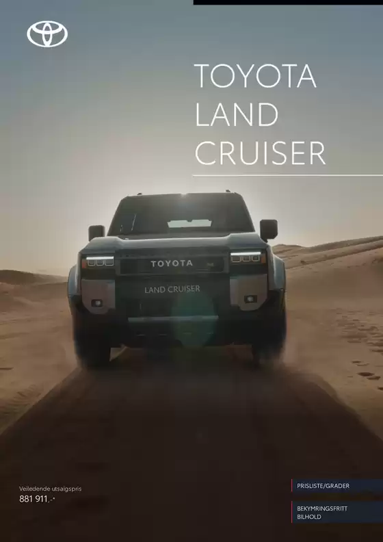 Toyota-katalog | Land cruiser | 2026-04-24T00:00:00.000Z - 2026-05-08T00:00:00.000Z