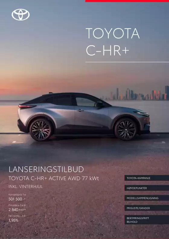 Toyota-katalog | Toyota c hr plus | 2026-04-24T00:00:00.000Z - 2026-05-08T00:00:00.000Z