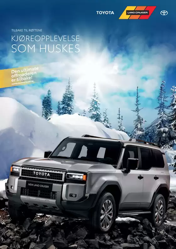 Toyota-katalog | Web landcruiser prebrosjyre2024. | 2026-04-24T00:00:00.000Z - 2026-05-08T00:00:00.000Z