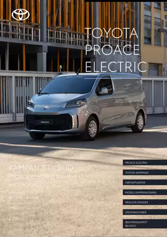 Toyota-katalog | Proace electric | 2026-04-24T00:00:00.000Z - 2026-05-08T00:00:00.000Z