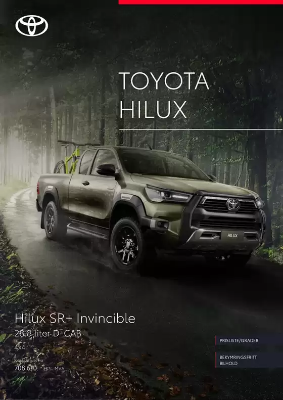 Toyota-katalog | Hilux | 2026-04-24T00:00:00.000Z - 2026-05-08T00:00:00.000Z