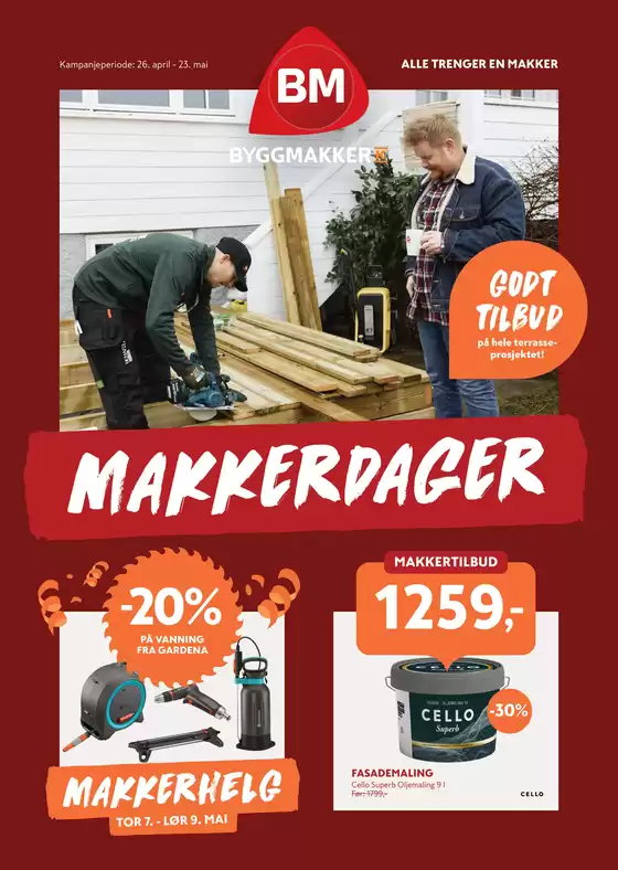 Byggmakker-katalog | Byggmakker Kundeavis | 2026-04-26T00:00:00.000Z - 2026-05-23T00:00:00.000Z