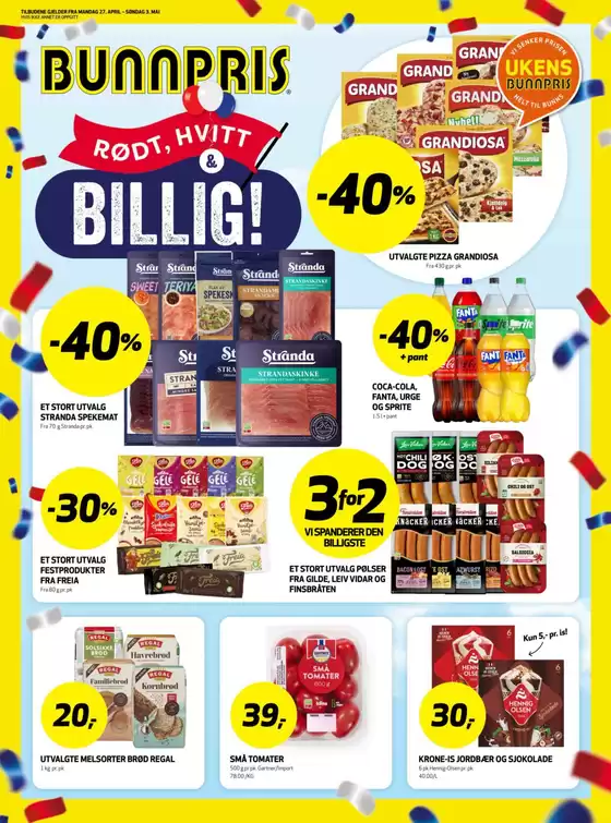 Bunnpris-katalog | Våre beste tilbud for deg | 2026-04-27T00:00:00.000Z - 2026-05-03T00:00:00.000Z