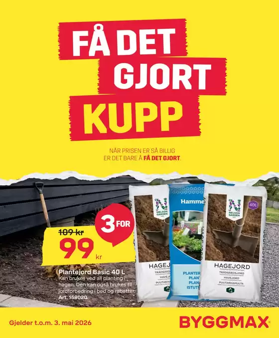 Byggmax-katalog | Byggmax Kundeavis | 2026-04-27T00:00:00.000Z - 2026-05-03T00:00:00.000Z
