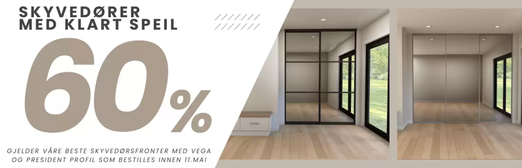 Garderobemannen-katalog | Skyvedorer Med Klart Speil | 2026-04-27T00:00:00.000Z - 2026-05-11T00:00:00.000Z