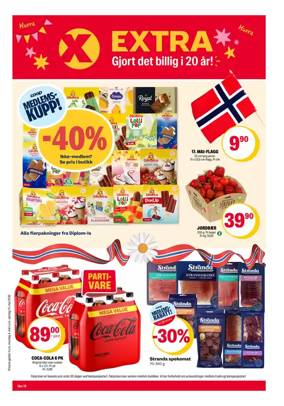 Coop Extra-katalog | Våre beste tilbud for deg | 2026-05-04T00:00:00.000Z - 2026-05-10T00:00:00.000Z