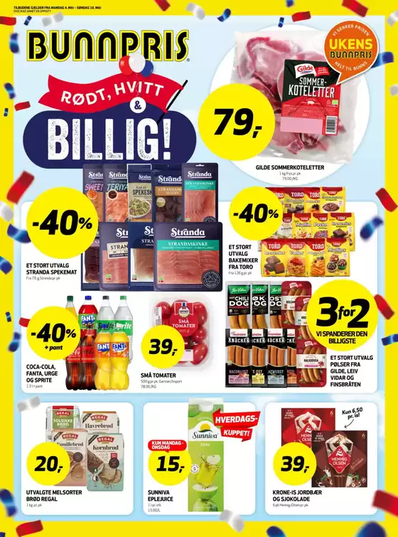 Bunnpris-katalog | Bunnpris Kundeavis | 2026-05-04T00:00:00.000Z - 2026-05-10T00:00:00.000Z