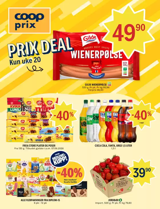Coop Prix-katalog i Skien | Spesialtilbud for deg | 2026-05-11T00:00:00.000Z - 2026-05-17T00:00:00.000Z