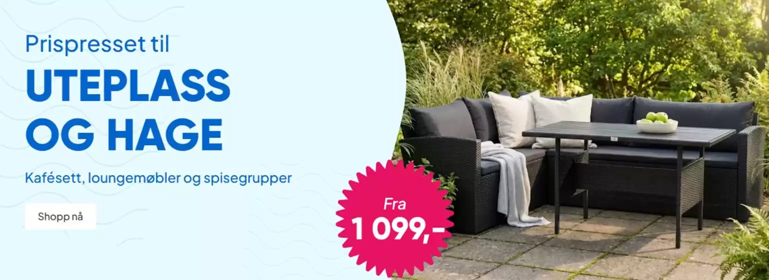 Trademax-katalog i Lillestrøm | Uteplass Og Hage | 2026-05-13T00:00:00.000Z - 2026-05-27T00:00:00.000Z