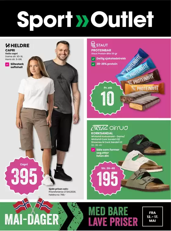 Sport Outlet-katalog | Mai-Dager | 2026-05-13T00:00:00.000Z - 2026-05-17T00:00:00.000Z