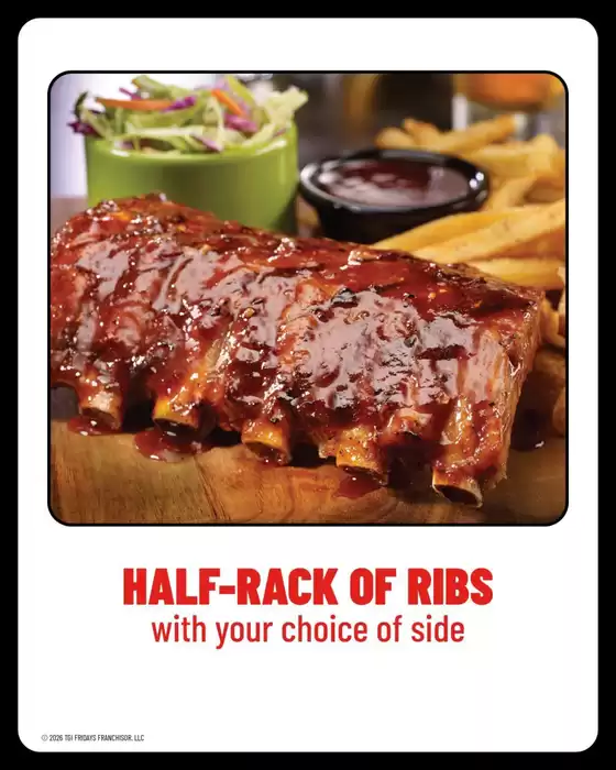 TGI Fridays-katalog | Topptilbud for smarte sparere | 2026-05-14T00:00:00.000Z - 2026-05-28T00:00:00.000Z