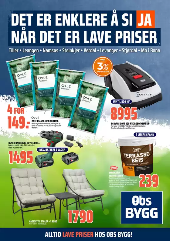 Obs Bygg-katalog | Spar nå med våre tilbud | 2026-05-17T00:00:00.000Z - 2026-05-31T00:00:00.000Z