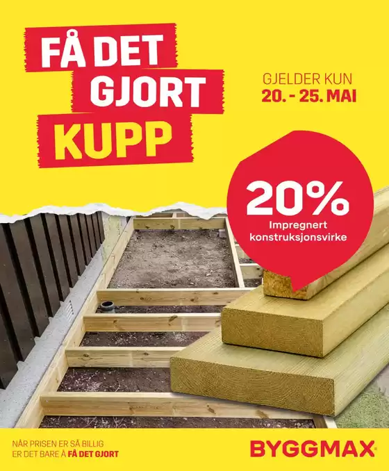 Byggmax-katalog | Byggmax Kundeavis | 2026-05-20T00:00:00.000Z - 2026-05-26T00:00:00.000Z