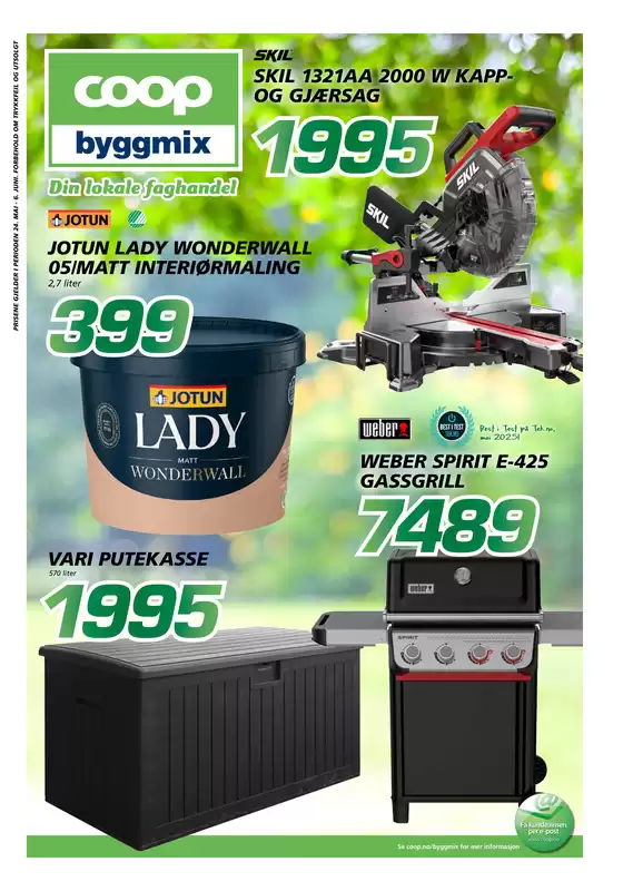 Coop Byggmix-katalog | Coop Byggmix Kundeavis | 2026-05-25T00:00:00.000Z - 2026-06-07T00:00:00.000Z