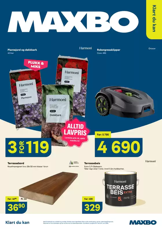 Maxbo-katalog i Sandvika | K5 2 | 2026-05-25T00:00:00.000Z - 2026-06-06T00:00:00.000Z