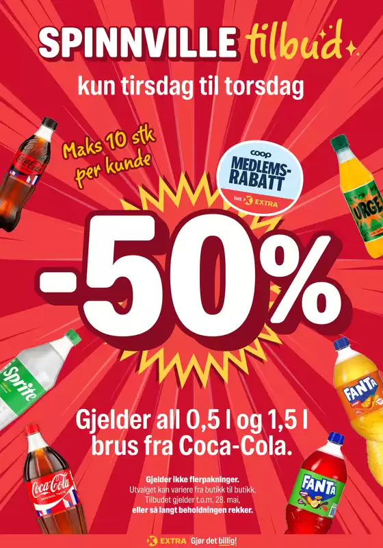Coop Extra-katalog i Halden | Rabatter og kampanjer | 2026-05-25T00:00:00.000Z - 2026-05-31T00:00:00.000Z