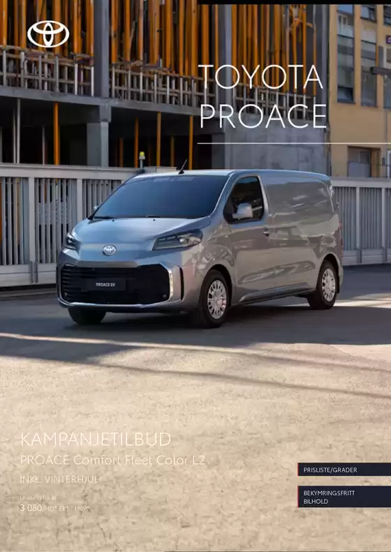 Toyota-katalog i Kaupanger | Proace | 2026-05-27T00:00:00.000Z - 2026-06-10T00:00:00.000Z
