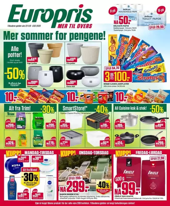 Europris-katalog i Oslo | Europris DM 23-26 MYBRING 2 | 2026-06-01T00:00:00.000Z - 2026-06-06T00:00:00.000Z