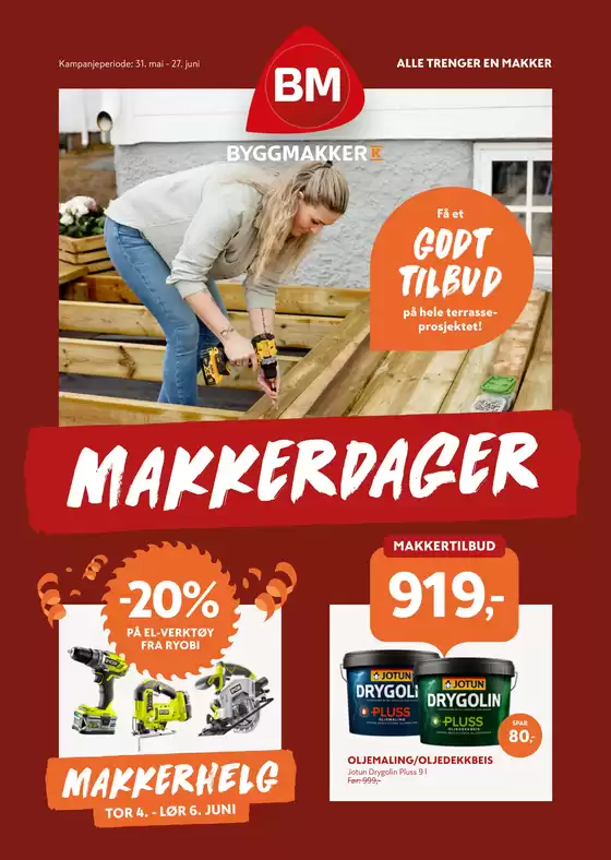 Byggmakker-katalog i Moss | Byggmakker Kundeavis | 2026-05-31T00:00:00.000Z - 2026-06-27T00:00:00.000Z