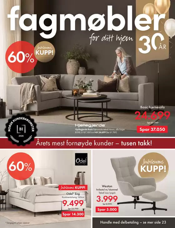 Fagmøbler-katalog | Dm 2026 juni | 2026-06-12T00:00:00.000Z - 2026-06-26T00:00:00.000Z