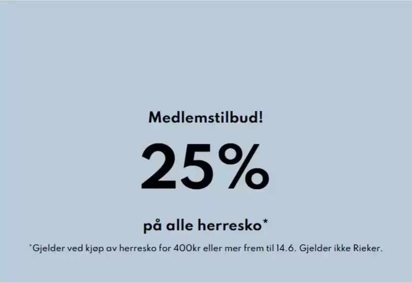 Din Sko-katalog | Medlemstilbud! | 2026-06-12T00:00:00.000Z - 2026-06-14T00:00:00.000Z