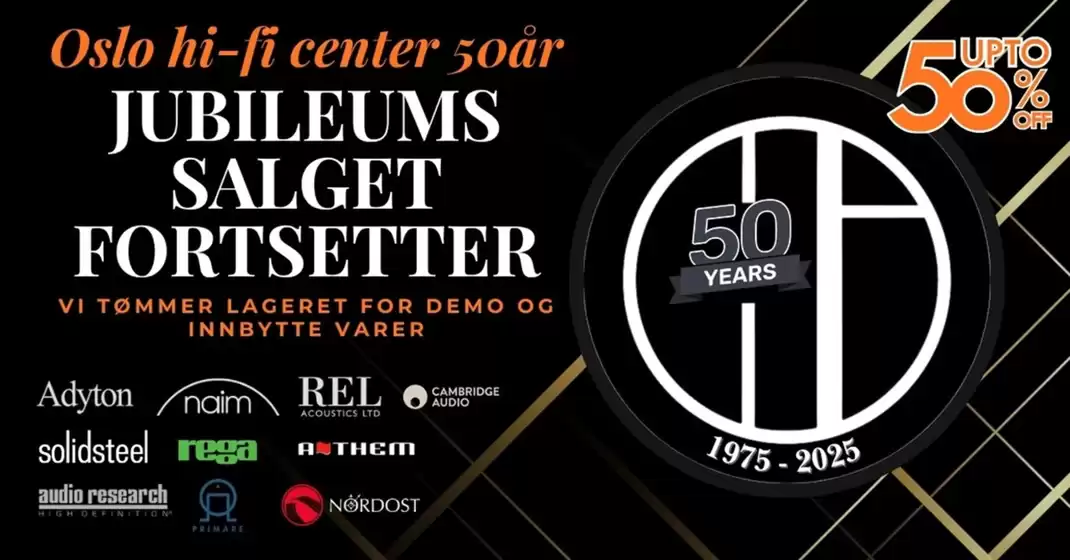 Oslo Hi-Fi Center-katalog | Oslo Hi-Fi Center Salg | 2026-06-12T00:00:00.000Z - 2026-06-26T00:00:00.000Z