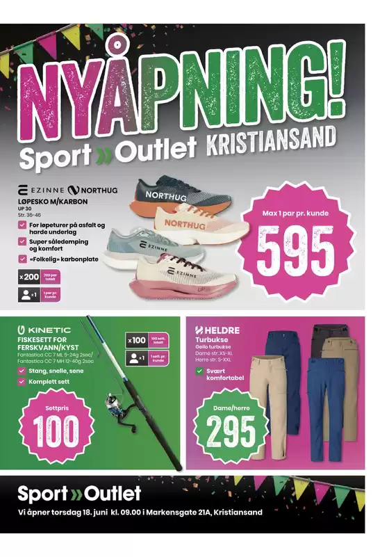 Sport Outlet-katalog | Stort utvalg av tilbud | 2026-06-18T00:00:00.000Z - 2026-06-18T00:00:00.000Z