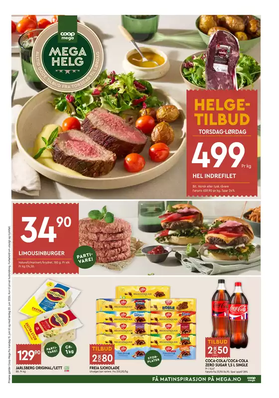 Coop Mega-katalog | Våre beste tilbud for deg | 2026-06-15T00:00:00.000Z - 2026-06-21T00:00:00.000Z