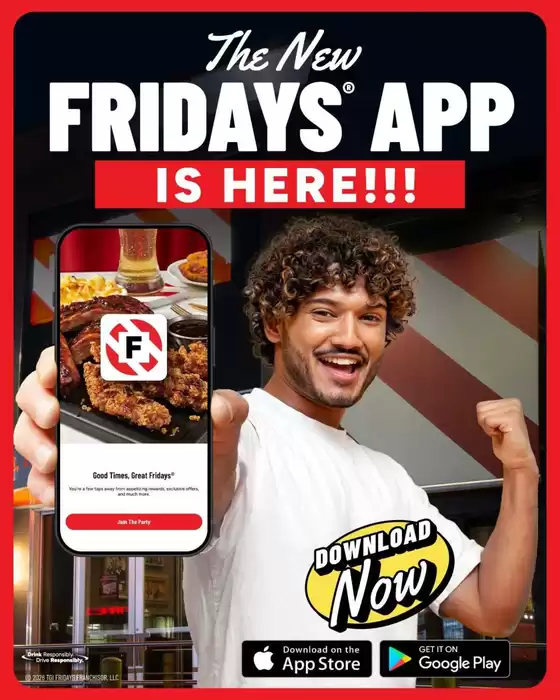 TGI Fridays-katalog | Våre beste tilbud for deg | 2026-06-18T00:00:00.000Z - 2026-07-02T00:00:00.000Z