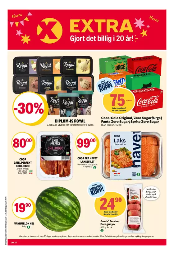 Coop Extra-katalog | Rabatter og kampanjer | 2026-06-15T00:00:00.000Z - 2026-06-21T00:00:00.000Z