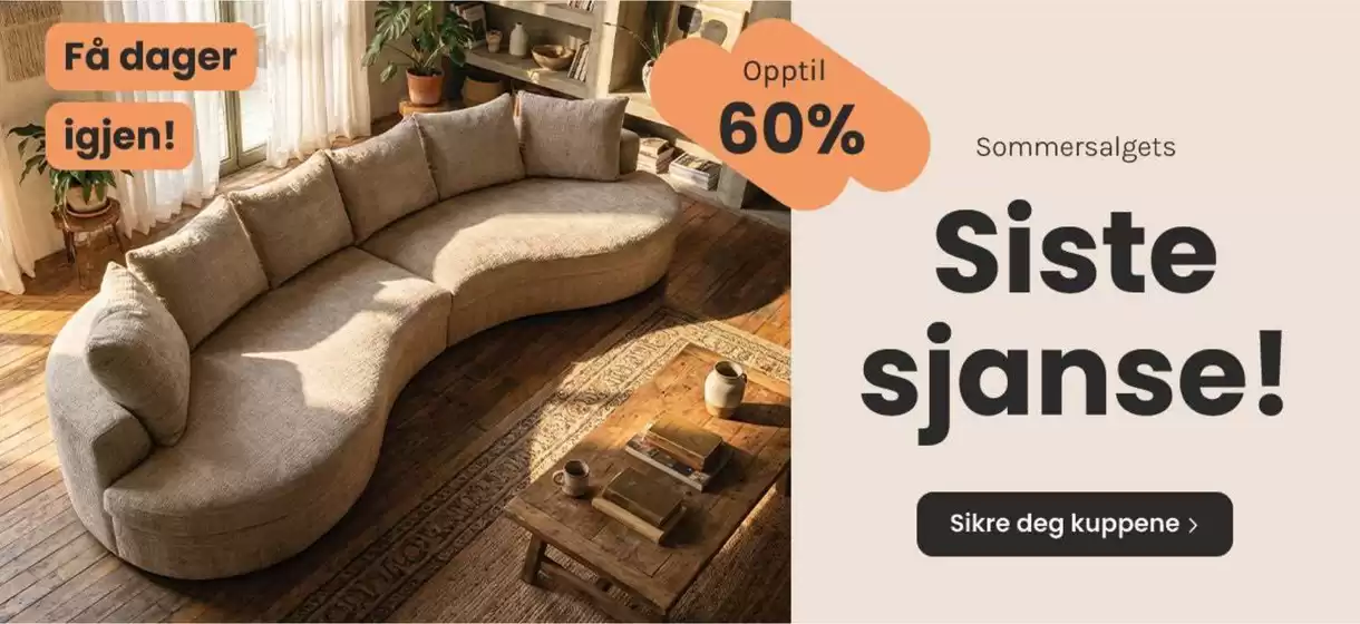 A-Møbler-katalog | Eksklusive tilbud for våre kunder | 2026-06-20T00:00:00.000Z - 2026-07-04T00:00:00.000Z