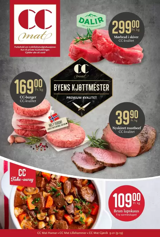 CC Mat kundeavis i Balestrand | CC Mat Kundeavis | 2026-06-22T00:00:00.000Z - 2026-06-28T00:00:00.000Z