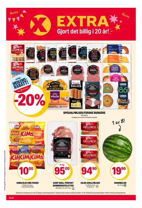 Coop Extra kundeavis i Balestrand | Aktuelle tilbud og kampanjer | 2026-06-22T00:00:00.000Z - 2026-06-28T00:00:00.000Z