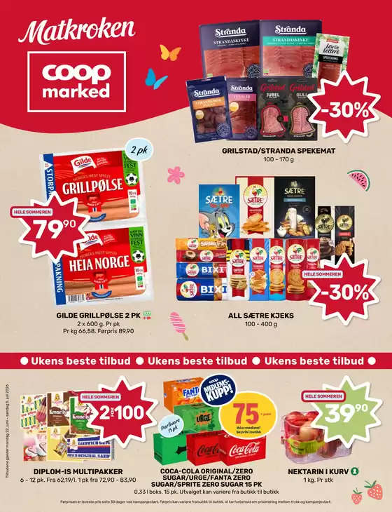 Coop Marked-katalog | Eksklusive tilbud for våre kunder | 2026-06-22T00:00:00.000Z - 2026-06-28T00:00:00.000Z