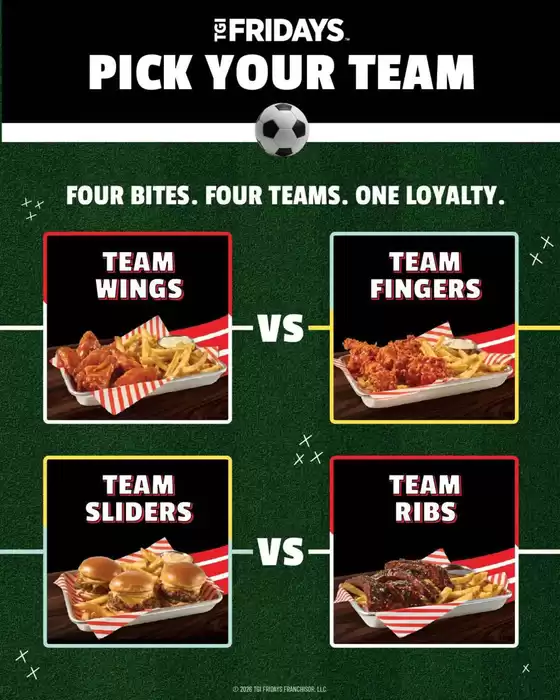 TGI Fridays-katalog | Tilbud for kuppjegere | 2026-06-22T00:00:00.000Z - 2026-07-06T00:00:00.000Z