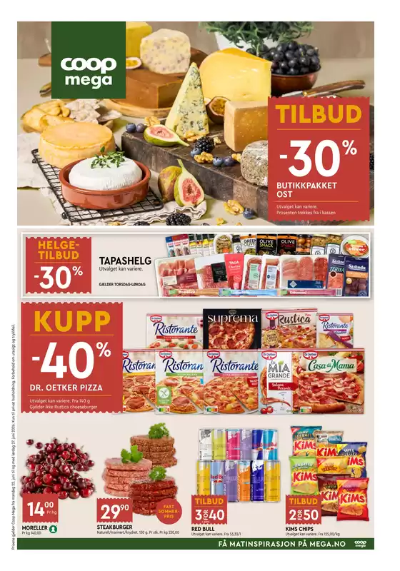 Coop Mega kundeavis i Narvik | Flotte rabatter på utvalgte produkter | 2026-06-22T00:00:00.000Z - 2026-06-28T00:00:00.000Z