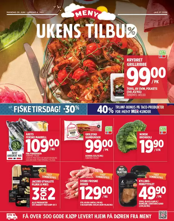 Meny-katalog i Elverum | Meny Kundeavis | 2026-06-29T00:00:00.000Z - 2026-07-04T00:00:00.000Z