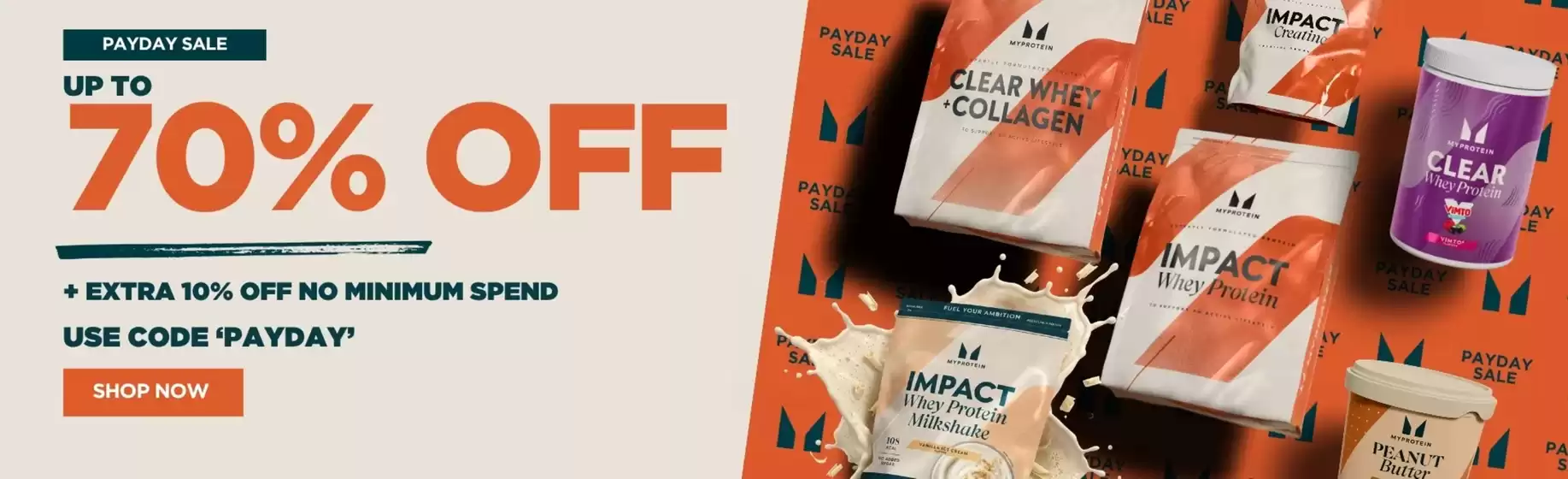 Myprotein International-katalog | Payday Sale | 2026-06-29T00:00:00.000Z - 2026-06-30T00:00:00.000Z