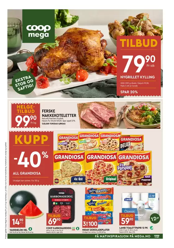 Coop Mega kundeavis i Evje | Topptilbud for smarte sparere | 2026-06-29T00:00:00.000Z - 2026-07-05T00:00:00.000Z