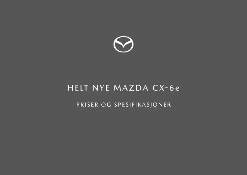 Mazda-katalog | Mazda Salg | 2026-07-02T00:00:00.000Z - 2026-12-31T00:00:00.000Z