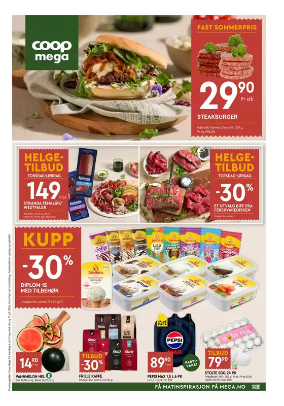 Coop Mega-katalog | Våre beste tilbud for deg | 2026-07-06T00:00:00.000Z - 2026-07-12T00:00:00.000Z