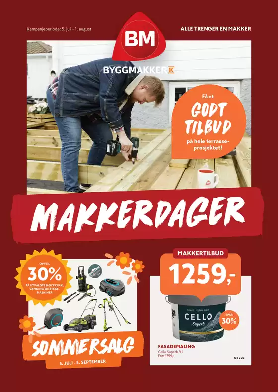 Byggmakker-katalog | Byggmakker Kundeavis | 2026-07-05T00:00:00.000Z - 2026-09-05T00:00:00.000Z