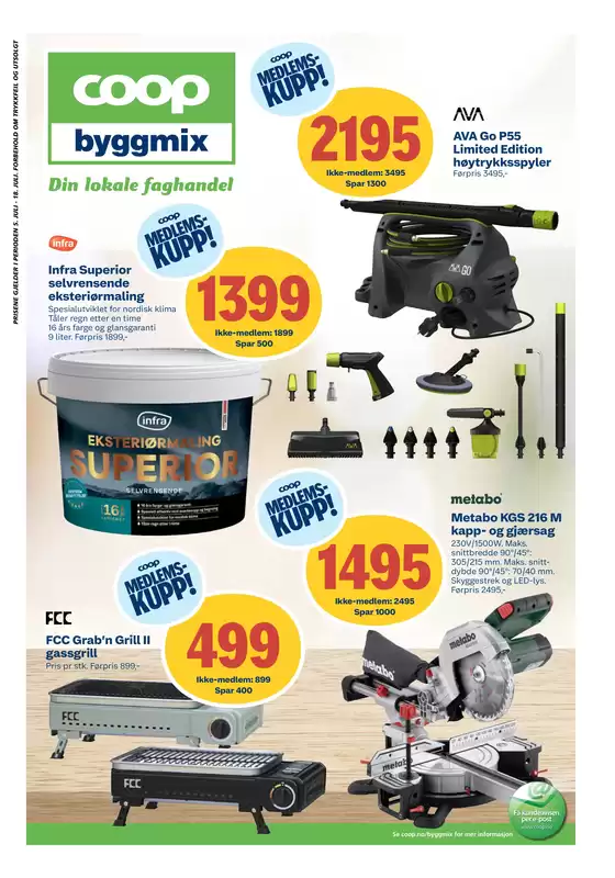 Coop Byggmix-katalog | Coop Byggmix Kundeavis | 2026-07-06T00:00:00.000Z - 2026-07-19T00:00:00.000Z