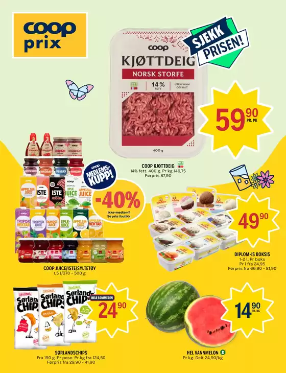 Coop Prix-katalog | Flotte rabatter på utvalgte produkter | 2026-07-06T00:00:00.000Z - 2026-07-12T00:00:00.000Z