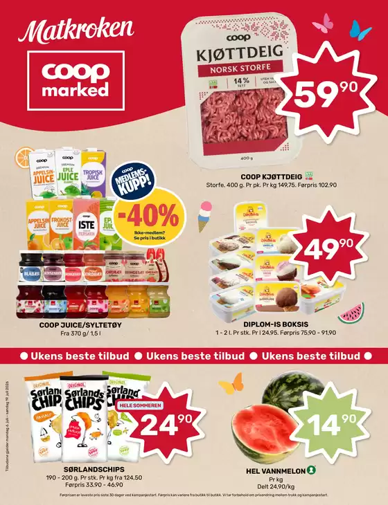 Coop Marked-katalog | Coop Marked Kundeavis | 2026-07-06T00:00:00.000Z - 2026-07-12T00:00:00.000Z