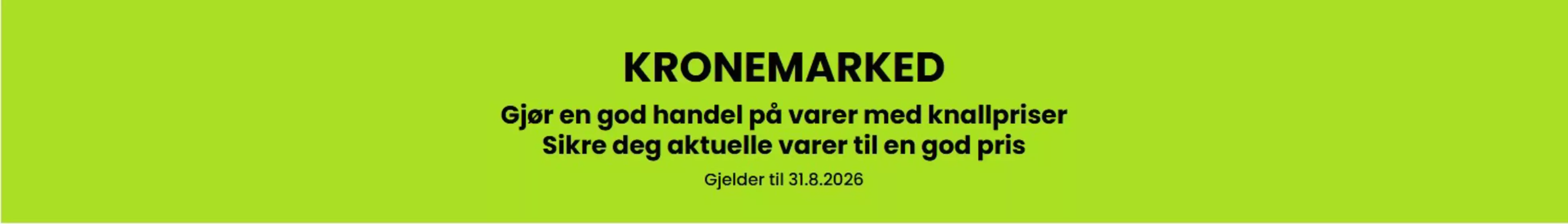 Festival AS-katalog | Kronemarked | 2026-07-07T00:00:00.000Z - 2026-08-31T00:00:00.000Z